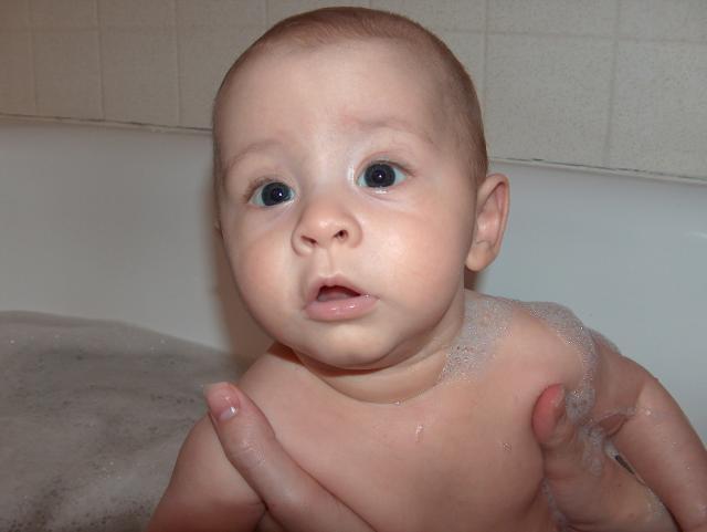 Bathtime in the Real Bathtub! ~ April 2, 2006