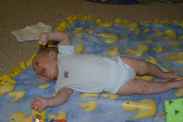 I just want to roll over! Is that too much to ask? ~ April 27, 2006