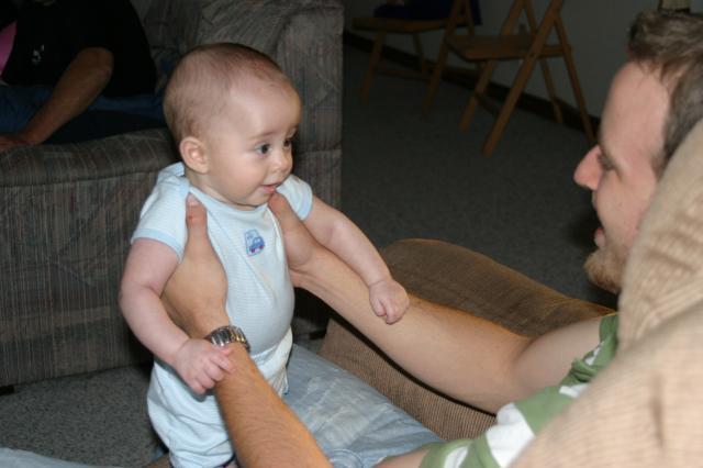 Tyler loves his Uncle Dan! ~ April 29, 2006