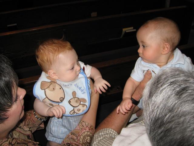 Toren & Tyler on Easter Sunday ~ April 16, 2006