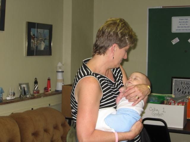 Hanging out at Gammy's school ~ April 27, 2006