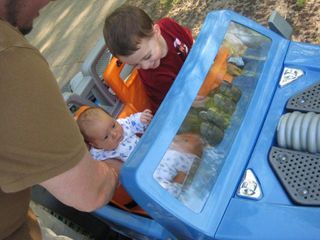 Boys in the JEEP! ~ April 22, 2009