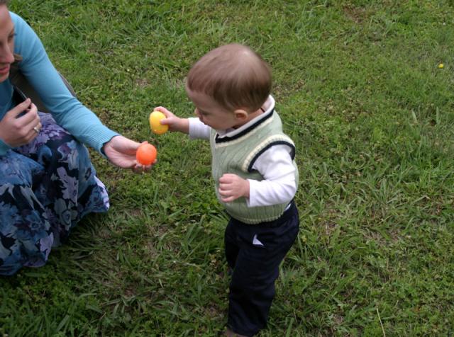 Now I have two! And Mama forgot my basket at home. ~ April 8, 2007