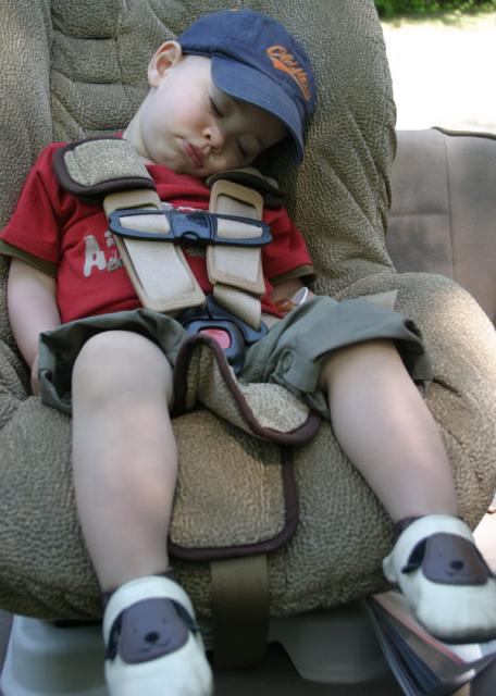 Asleep in the Jeep ~ April 21, 2007