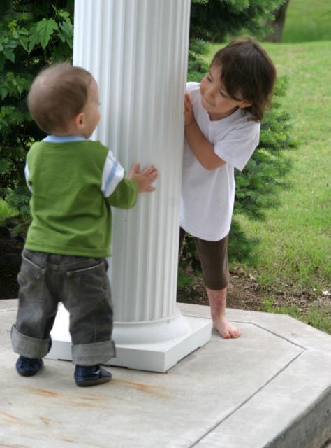 Peek-a-boo! ~ April 27, 2007