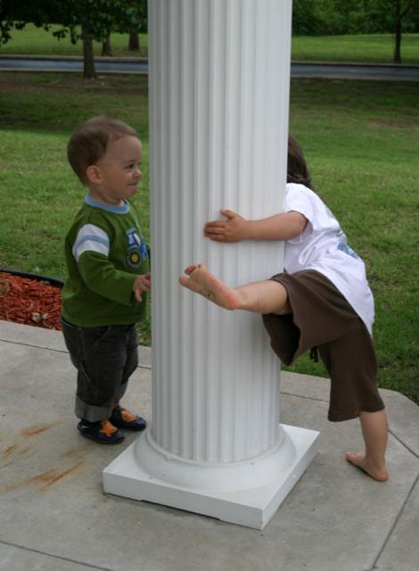 Peek-a-boo! ~ April 27, 2007