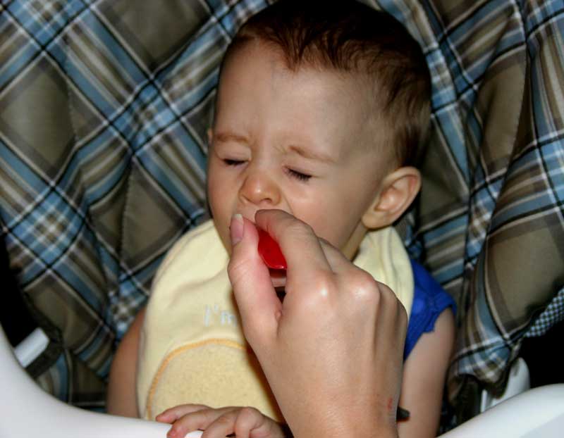 I do NOT like peas! ~ August 27, 2006