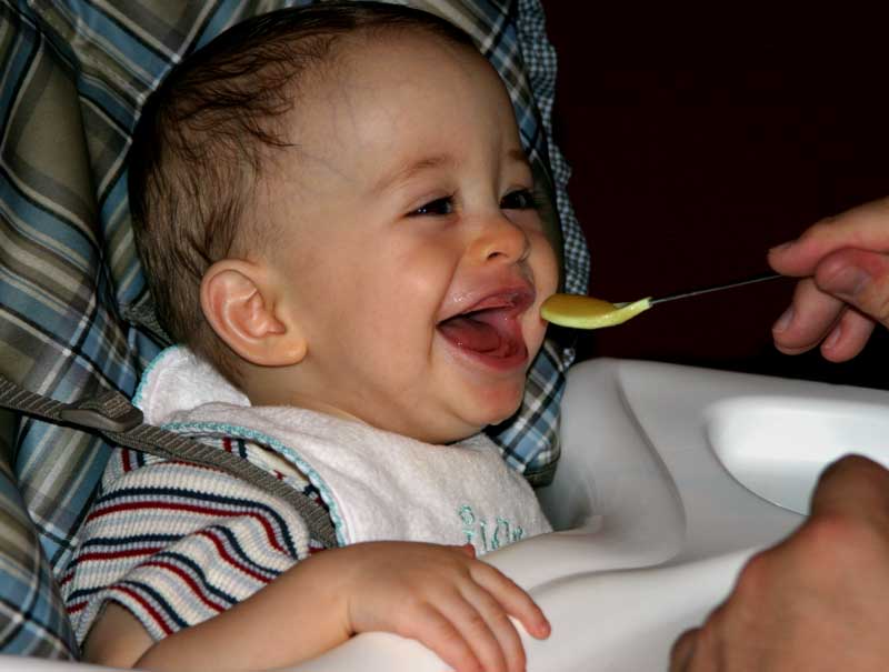 Applesauce is funny! ~ September 2, 2006