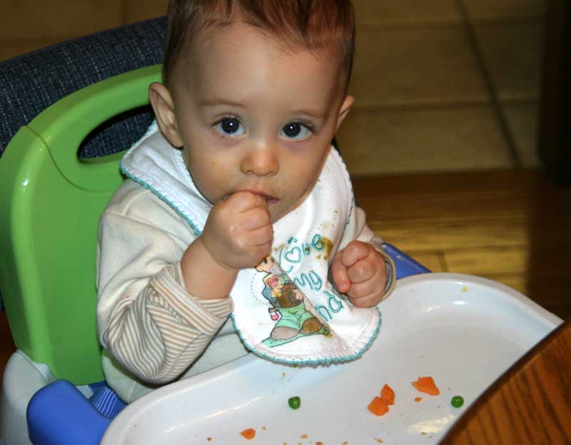 I can feed myself! ~ September 17, 2006