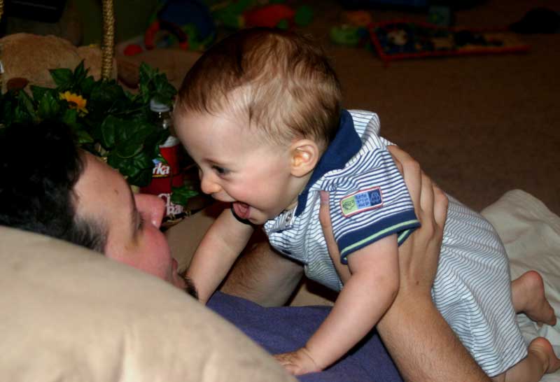 Daddy, you're so funny! ~ September 20, 2006