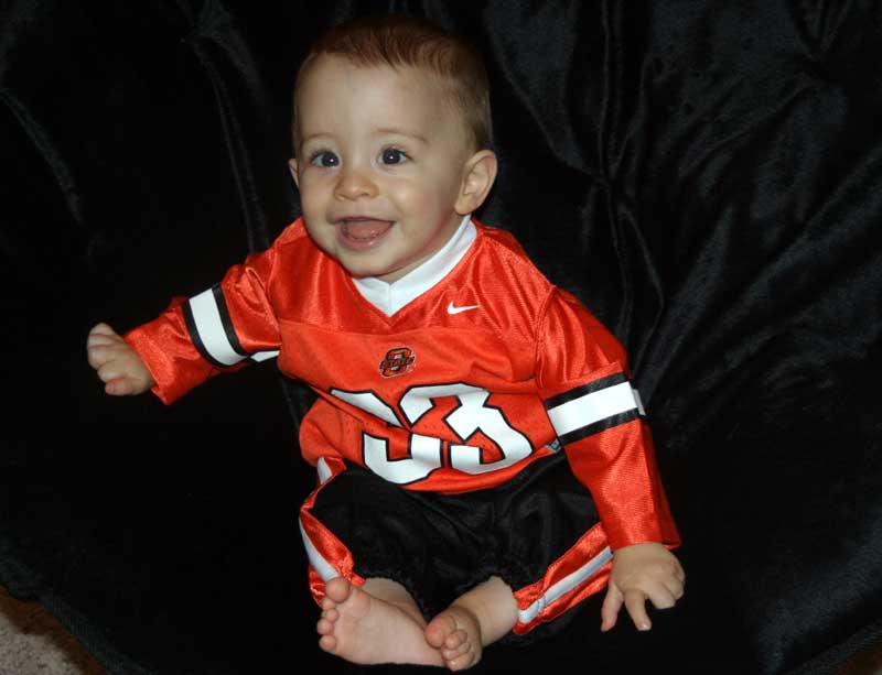 Go Cowboys! Thanks to Greg & Ellen for the outfit! ~ September 23, 2006