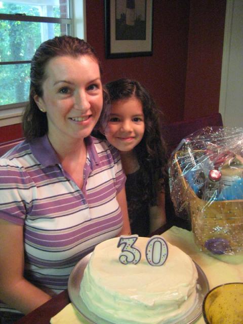 Happy birthday girl, plus daughter ~ August 11, 2009