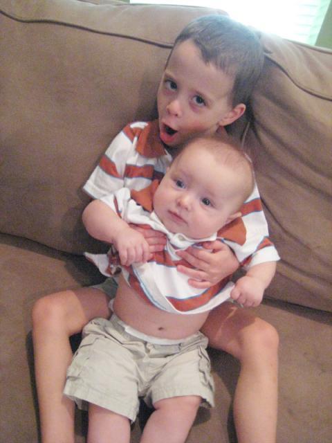 Not sure what part of "Say cheese!" they didn't understand... ~ August 23, 2009