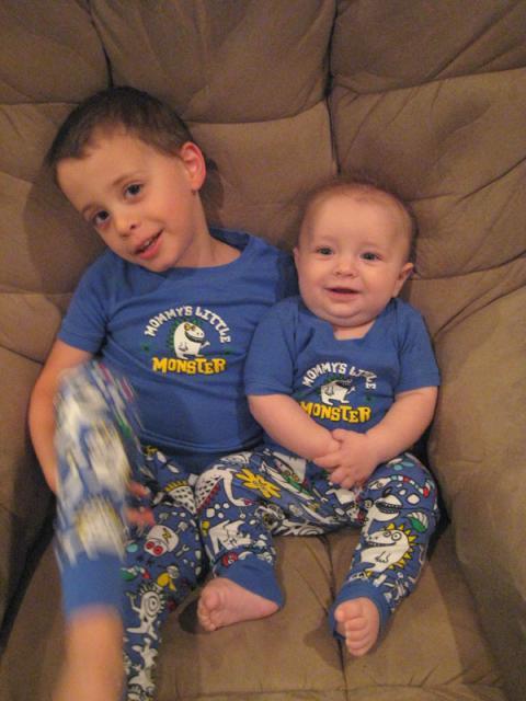 Matching PJs ~ August 27, 2009