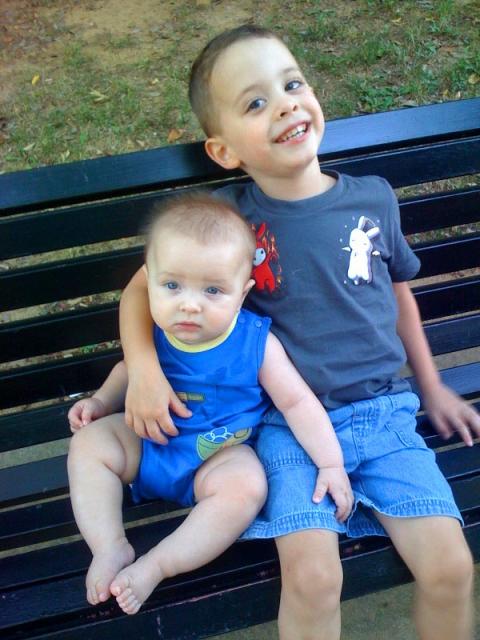 Little brother, big brother ~ August 31, 2009