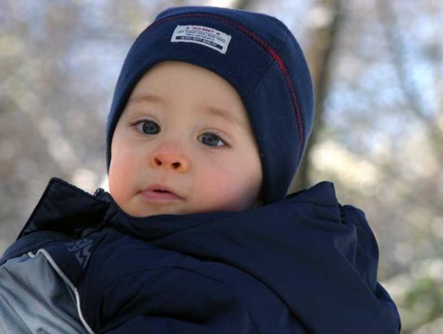 Okay, can we go inside now? It's cold! ~ December 1, 2006