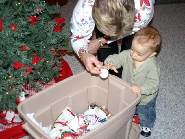 Can I put this one on, Gammy? ~ December 1, 2006