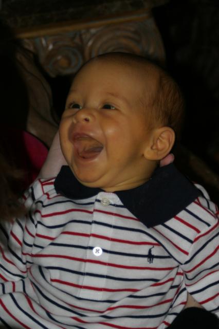 Could this smile be any bigger or cuter? ~ February 5, 2006