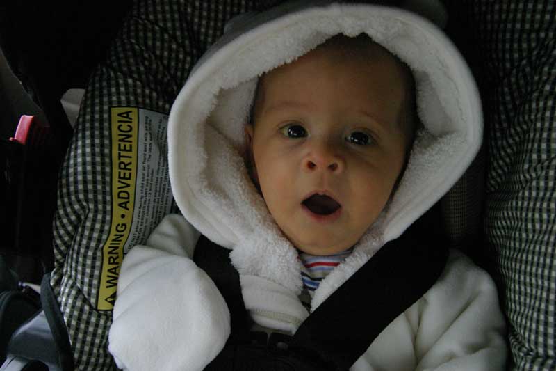 Okay, joke's over, can I take the suit off now? ~ February 17, 2006