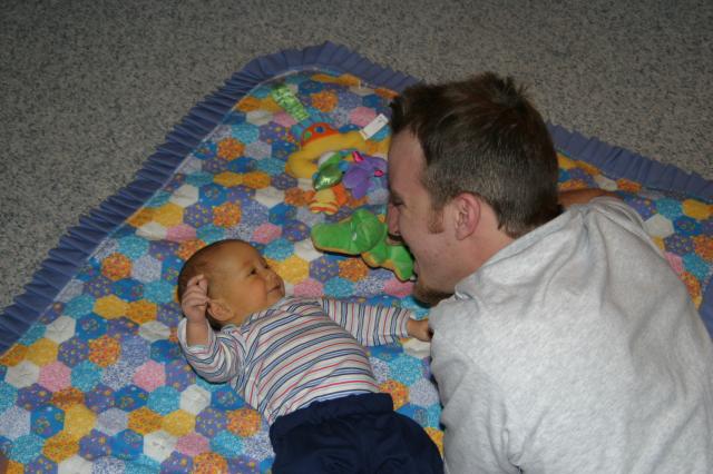 Ty loves his Uncle Dan! ~ February 18, 2006
