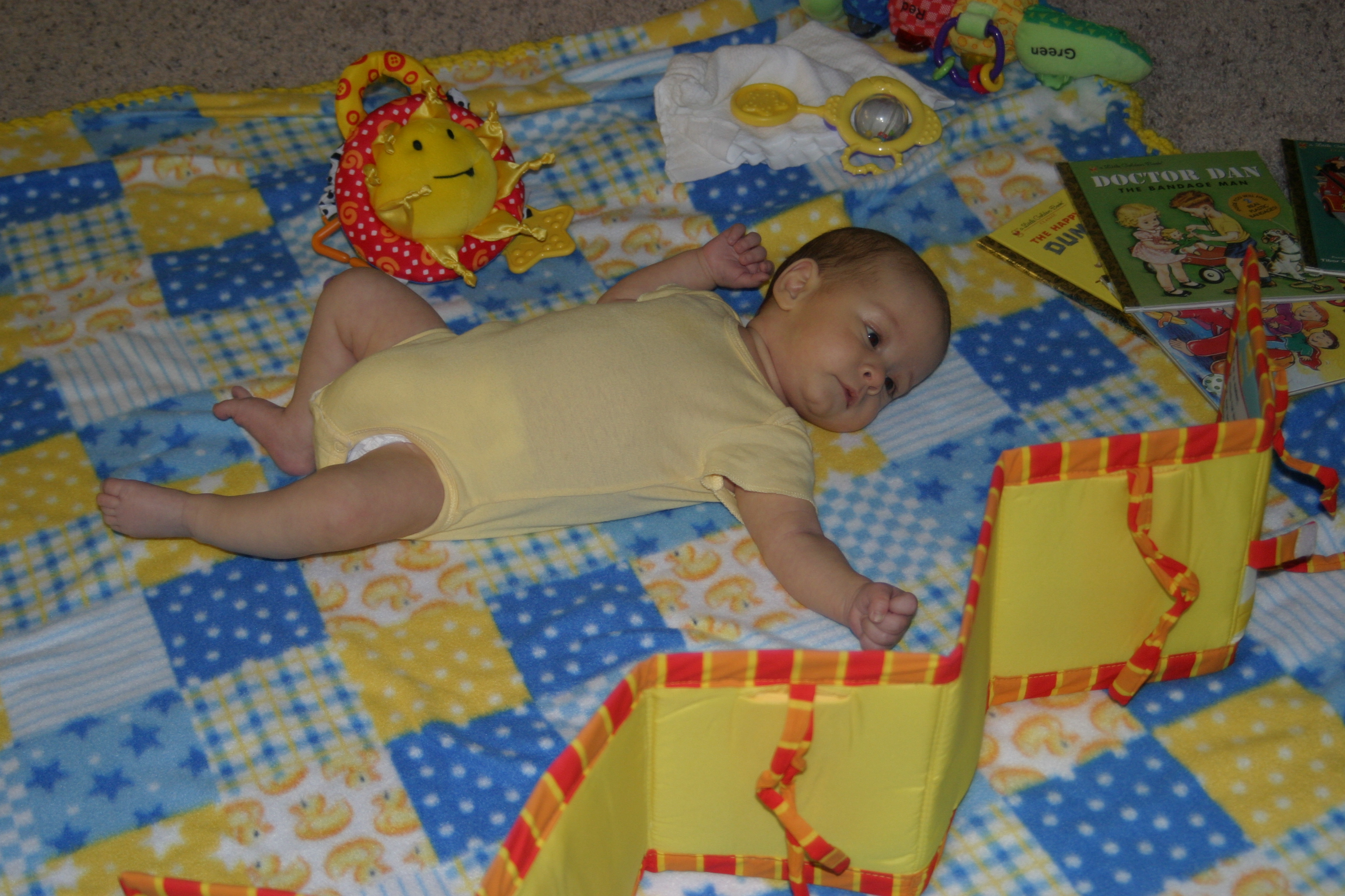 Reading his favorite book ~ February 28, 2006
