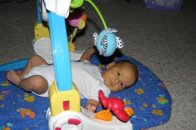 Stop with the flash, Mom, I'm playing! ~ January 29, 2006