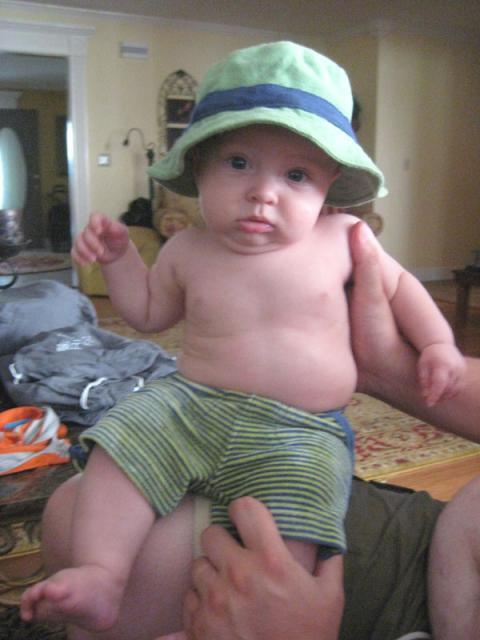 Ready to swim! ~ July 2, 2009