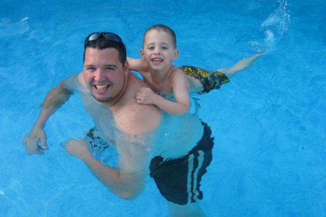 Daddy and Tyler time! ~ July 2, 2009