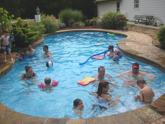 Pool party! ~ July 4, 2009