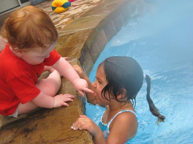 Bite my finger, Gracie! ~ July 4, 2009