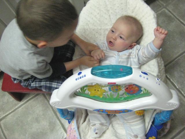 Chatting with big brother ~ July 13, 2009