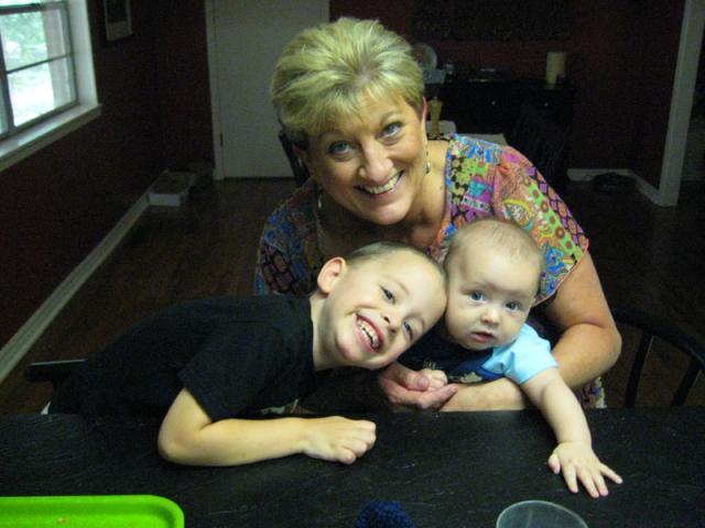 Coco and her boys ~ July 24, 2009