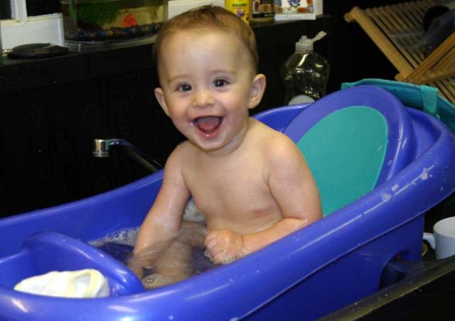 I splashed! Did you see me? ~ July 21, 2006