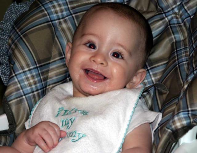 Stuffed and happy! ~ June 8, 2006