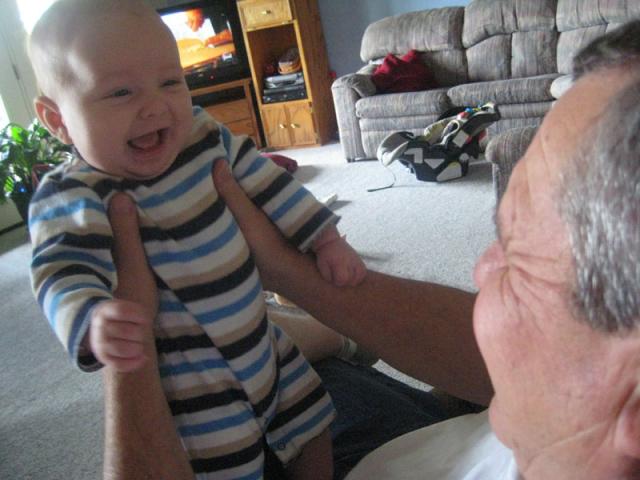 Papa is hilarious! ~ June 6, 2009