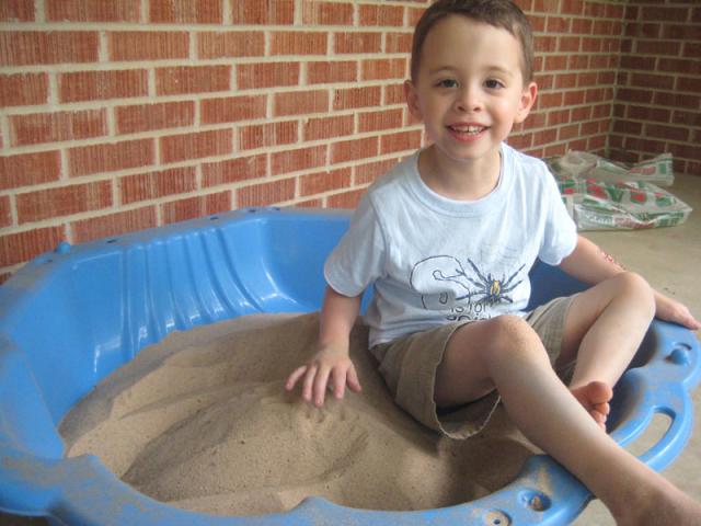 See, I still fit in the sandbox! ~ June 9, 2009