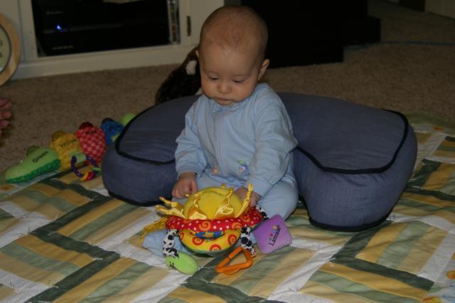 I can sit up! ~ March 24, 2006