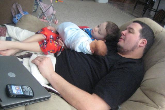 A recliner built for three ~ March 1, 2009