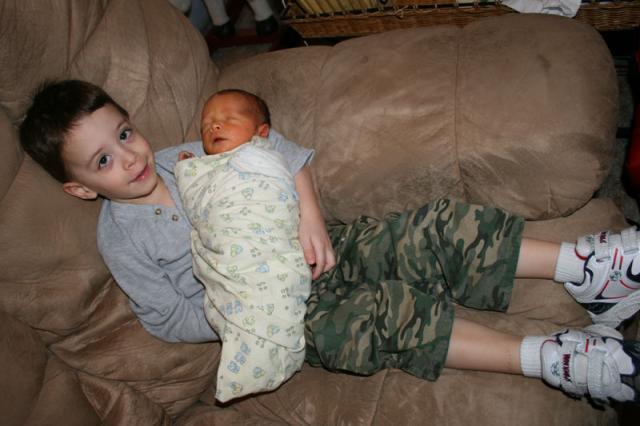 Proud big brother ~ March 4, 2009