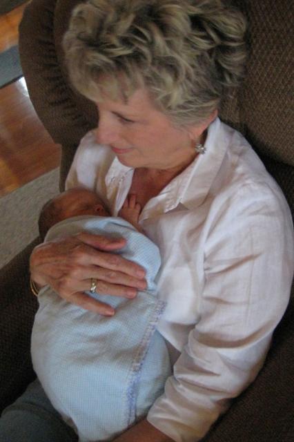 Aunt Di's turn with Ollie ~ March 18, 2009