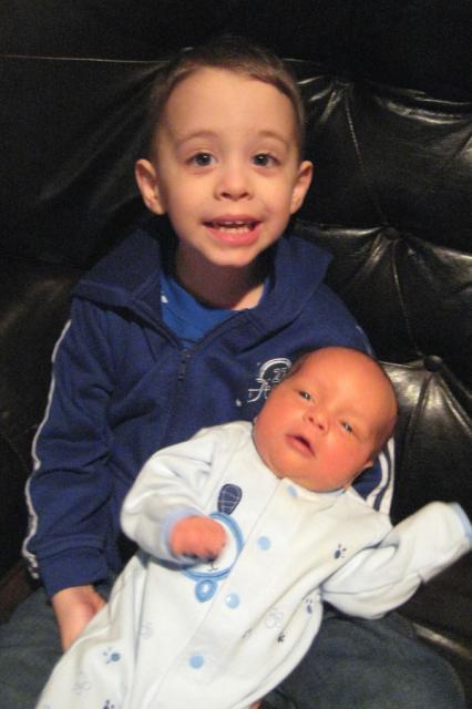 Proud big bro ~ March 28, 2009