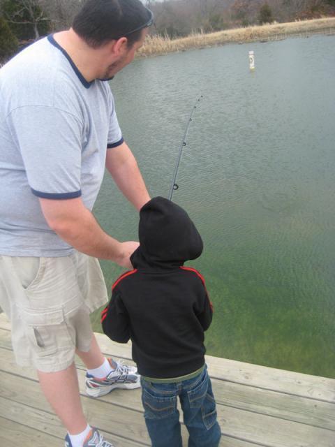 Back to Daddy's pole ~ March 7, 2009