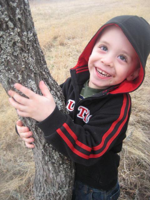 Happy, dirty little fisherman ~ March 7, 2009