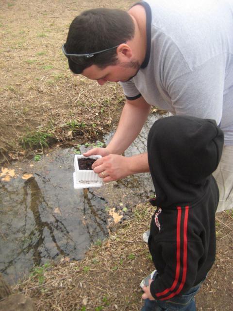 Freeing the leftover worms ~ March 7, 2009