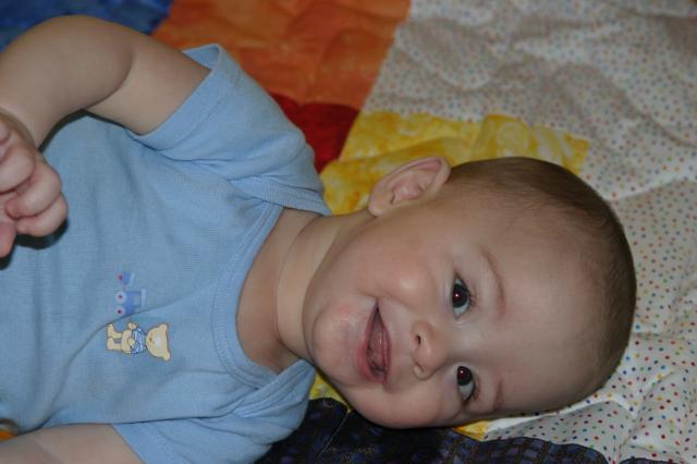 Break to smile for the camera ~ May 15, 2006