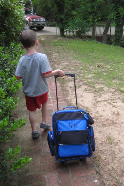 All packed and off to Papa & Coco's ~ May 22, 2009