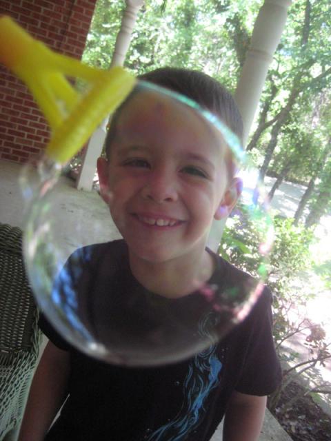 Bubble boy ~ May 29, 2009