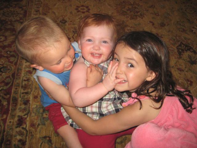 Cousin hug! ~ May 29, 2009