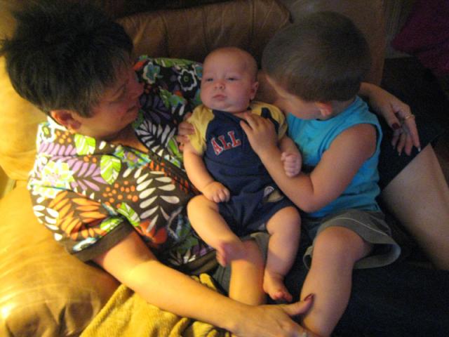 Nanna, Ollie & Major ~ May 30, 2009