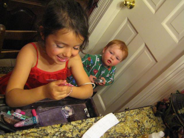 Need some lipstick, Elyn? ~ May 30, 2009